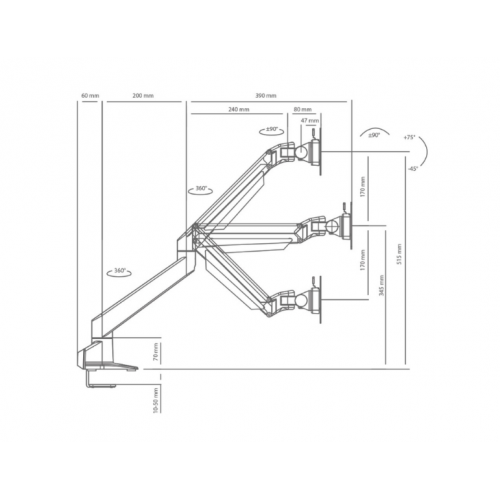 Arm Media LCD-1850