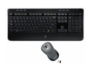 Клавиатура и мышь Logitech Wireless Combo MK520 Black USB