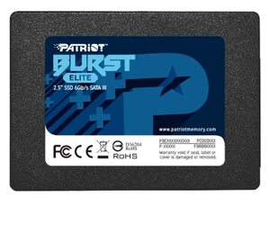 Твердотельный накопитель Patriot Memory Burst Elite 480 GB PBE480GS25SSDR