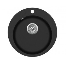 Мойка 50.5 см TEKA Clave 45 B-TQ 1B черный металлик