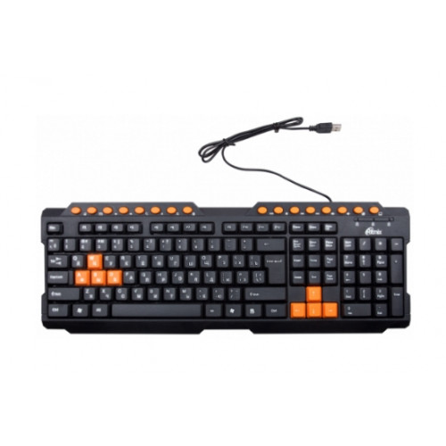 Клавиатура Ritmix RKB-151 Black USB - фото 1