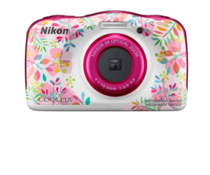 Фотоаппарат Nikon Coolpix W150 розовый с рисунком