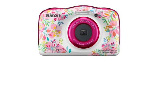 Фотоаппарат Nikon Coolpix W150 розовый с рисунком