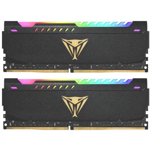 Оперативная память Patriot Memory VIPER STEEL RGB 16GB (8GBx2) 3600MHz CL20 (PVSR416G360C0K) - фото 1