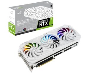 Видеокарта Asus GeForce RTX 3070 ROG Strix V2 White OC LHR (ROG-STRIX-RTX3070-O8G-WHITE-V2)