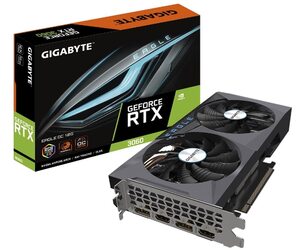 Видеокарта Gigabyte GeForce RTX 3060 EAGLE LHR 12G (GV-N3060EAGLE-12GD 2.0 LHR)