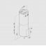 Вытяжка VDB Tube Glass White