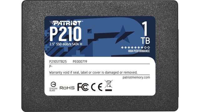 SSD Patriot Memory P210 P210S1TB25 1 ТБ