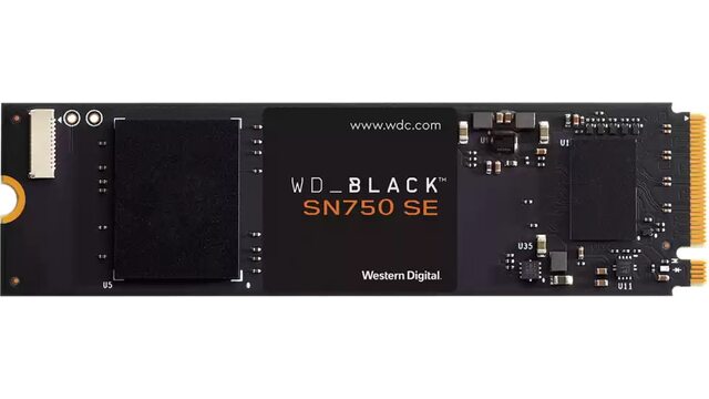 SSD WD Black SN750 SE NVMe SSD WDS500G1B0E 500 ГБ