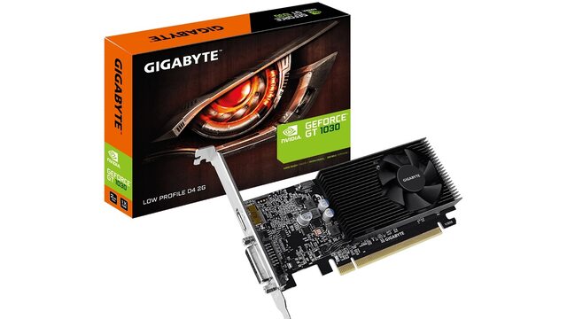 Видеокарта Gigabyte GeForce GT 1030 Low Profile D4 2G GV-N1030D4-2GL