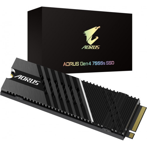 Жесткий диск SSD Gigabyte AORUS Gen4 7000s GP-AG70S1TB 1 ТБ - фото 1