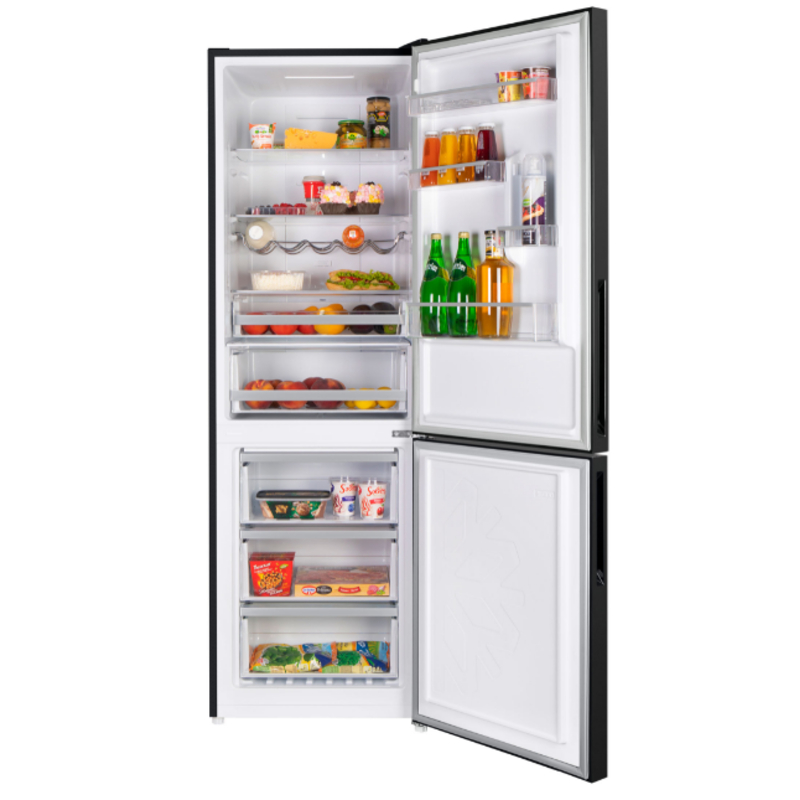 Холодильник MAUNFELD MFF185NFB черный