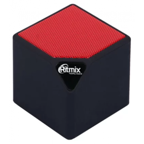 Портативная колонка Ritmix SP-140B black red - фото 1