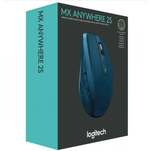 Мышка Logitech MX Anywhere 2S, темно-бирюзовый - фото 4