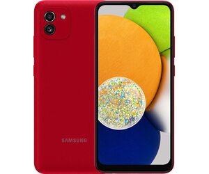 Смартфон Samsung Galaxy A03 64 ГБ красный