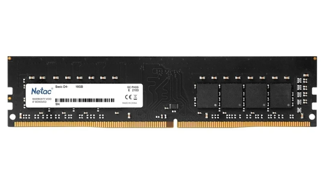 Оперативная память Netac 16 ГБ DDR4 2666 МГц NTBSD4P26SP-16