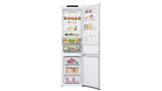 Холодильник LG GBB62SWGGN белый