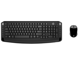Клавиатура + мышь HP 300 Wireless Black (3ML04AA)