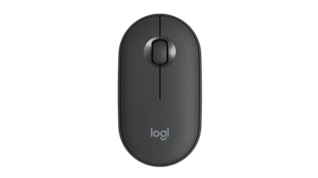 Мышь Logitech Pebble M350 черный 910-005718