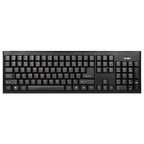 Клавиатура SVEN Standard 303 Power Black USB+PS/2