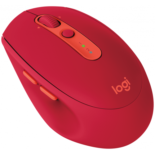Мышь Logitech M590 Multi-Device Silent, красный - фото 1