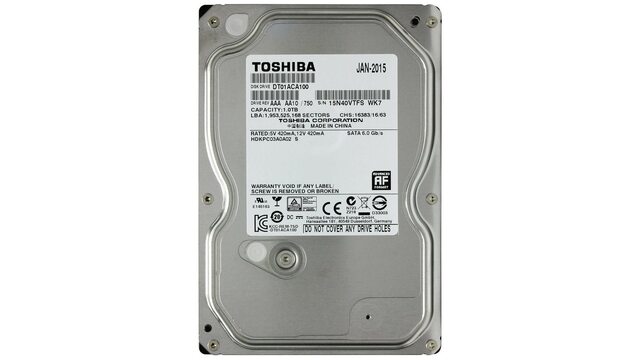 Жесткий диск Toshiba 1 ТБ DT01ACA100