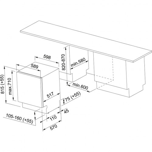 Посудомоечная машина Franke FDW 612 E6P A++ (117.0266.492) - фото 2