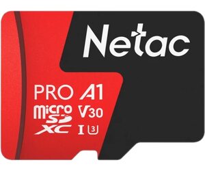Карта памяти Netac microSDXC P500 Extreme Pro 256 ГБ (NT02P500PRO-256G-R)
