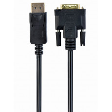 Кабель Displayport - DVI GEMBIRD (CC-DPM-DVIM-6),  длина - 1.8 метра
