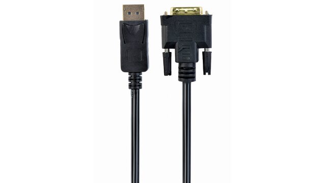 Кабель DisplayPort - DVI GEMBIRD (CC-DPM-DVIM-3M), длина - 3 метра