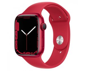 Умные часы Apple Watch 7 Aluminum 45 mm Sport Band Red / Red