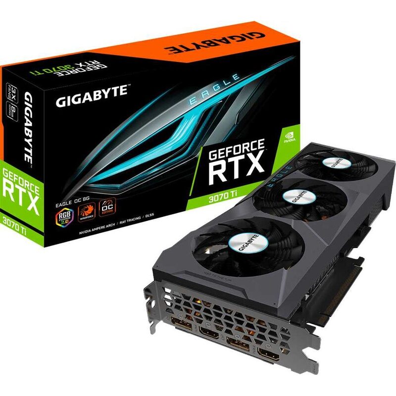 Видеокарта Gigabyte GeForce RTX 3070 Ti EAGLE OC 8G (GV-N307TEAGLE OC-8GD)