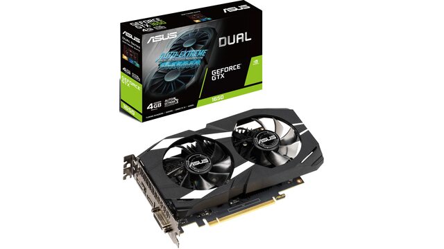 Видеокарта Asus GeForce GTX 1650 DUAL (DUAL-GTX1650-4G)
