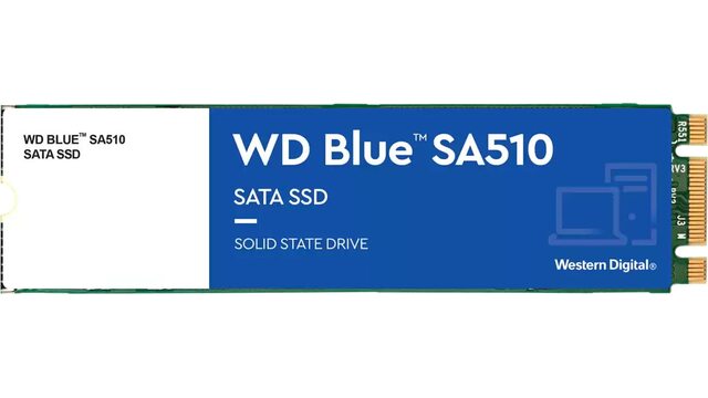 Твердотельный накопитель SSD WD Blue SA510 M.2 WDS250G3B0B 250 ГБ