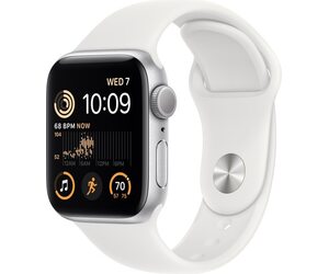 Умные часы Apple Watch SE 2 44mm Silver / White MNK23CS/A