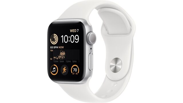 Умные часы Apple Watch SE 2 44mm Silver / White MNK23CS/A