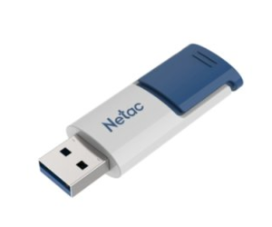 Память USB3.0 Flash Drive  64Gb Netac U182 Blue выдвижной NT03U182N-064G-30BL