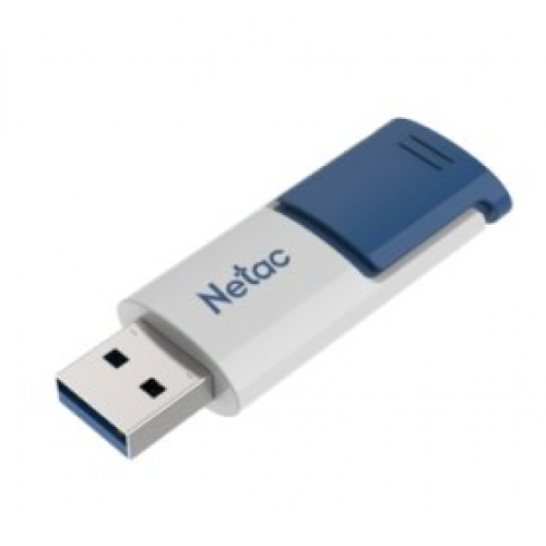 USB-флэшка USB3.0 Flash Drive 64Gb Netac U182 Blue выдвижной NT03U182N-064G-30BL - фото 1