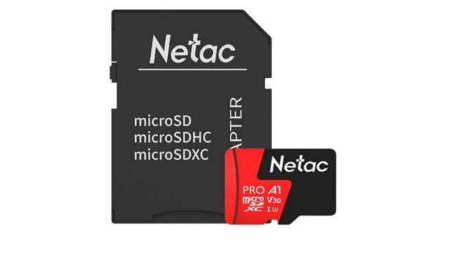 Память micro Secure Digital Card 64Gb class10 Netac Extreme Pro / c адаптером SD A1,V30,UHS-I Class3(U3) [NT02P500PRO-064G-R]