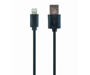 Кабель GEMBIRD Lightning - USB (CC-USB2-AMLM-1M) 1 метр, черный