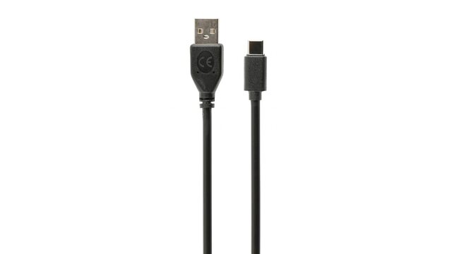 Кабель GEMBIRD USB Type-C - USB (CCP-USB2-AMCM-1M) 1 метр, черный CCP-USB2-AMCM-1M