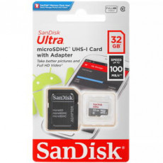Память micro Secure Digital Card  32Gb class10 SanDisk  SDSQUNR-032G-GN3MA