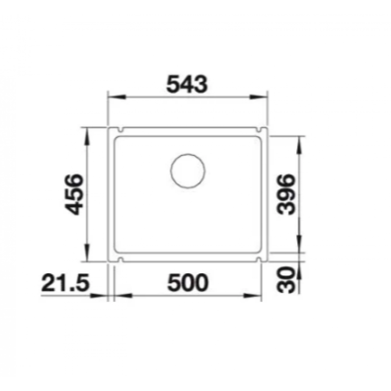 Мойка Blanco Subline 500-U Silgranit PuraDur мягкий белый 527170