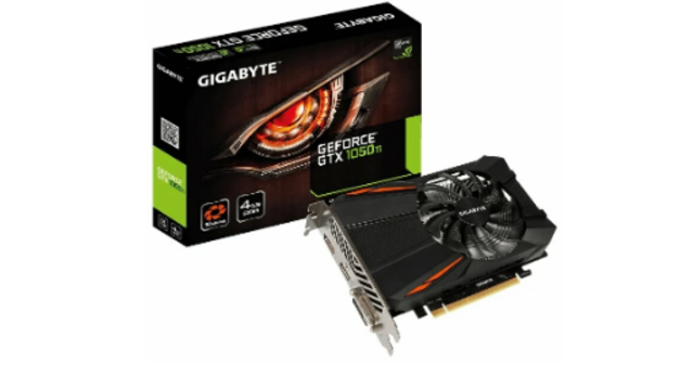Видеокарта GIGABYTE GeForce GTX 1050 Ti GV-N105TD5-4GD LHR
